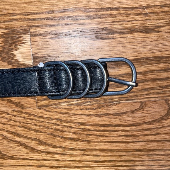 Matt & Nat black fake leather belt - Picture 3 of 3